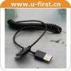 high quality spring cable for iphone cable accept paypal