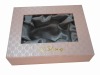 2011New Hot Stamping Gift BoxPackaging with PVC window