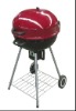 22.5" Red round charcoal grill