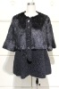 Fur coat- Rabbit fur and Pearl lamb curly wool and Mink (ELS-902)