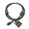 HDMI M to DVI M cable with EMIFIL