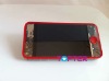 transparent rear glass housing for iphone 4 4G +LCD+difitizer glass full set with original logo