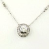 925 silver necklaces with cubic zirconia stones