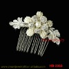 fashion flower hair comb