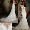 2013 vintage hot sale beaded appliqued lace custom-made wedding dress CWFaw5014