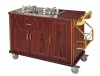 Hotel flambe trolley