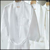 White waffle cotton bathrobe