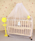 wooden baby cot