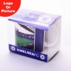 hot sell real madrid photo sublimation ceramic coffee mug cup