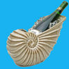 ceramic seashell shaped wine rack