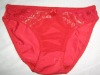 ladies'cotton panty hipster lace tc