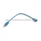 micro USB female to S3 male CABLE deep 23cm blue