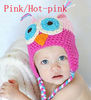 2013 New design Various colors Owl Crochet hats for infant /children