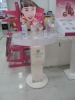 Hot sell acrylic cosmetic display shelf,acrylic display shelf