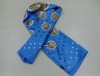 Fashion sky blue square silk scarf