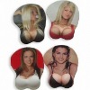 hot sale sexy girl mouse pads with 3D effect