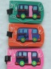 Car or Bus design soft rubber 3d luggage tag