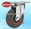 European type gray rubber top plate swivel industrial caster