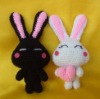 Wholesale Cute Pure Handmade Crochet Decorative Rabbit Goods( 15254)