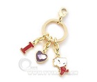 plastic fashion key chain