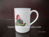 Christmas theme design porcelain mug