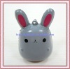 Customized Gray Rabbit Shape Stress Toy