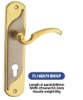 DOOR LOCK FL140A75 BN/GP