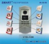 8 apartment video door phone intercom system with ID card reader