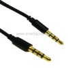 3.5mm Stereo Jack Plug to 3.5mm Stereo Jack Plug Cable for iPhone 4, Length 50cm