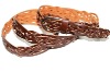 Brown new style handmade leather belt