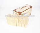 Wooden building block construction toys