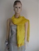 Bright long ladies silk scarf