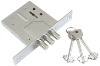 Russain steel door lock with vane keys