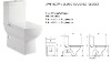 two piece toilet 680*395*780mm