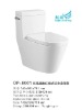 porcelain siphonic one-piece toilet bowl