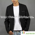 Rivet Decorated Long Sleeve Fashion Man Suit