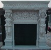 marble fireplace mantel