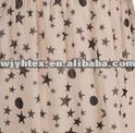 100%polyester apple printed chiffion fabric for dresses