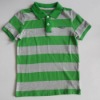 2012 popular Yarn dyed cotton boy's polo t-shirt