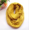 Acrylic Knit neckwarm loop scarf