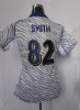 Womens Zebras RAVENS sportswear SMITH White Jerseys Authentic Football Sports jersey S-XXL Wholesale Mixed Order - ALL are