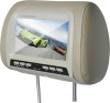 7 inch TFT LCD display with headrest monitor