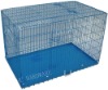 Folding dog cage