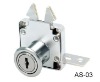 furniture drawer lock in chrome or gold color