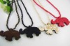 Elephant wooden necklace