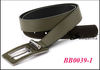 Olive-green Genuine Leather Belts Man Belts Wholesale With Size 2.8*75cm BB0039-1