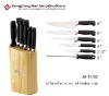 6 pcs knife set with wood block