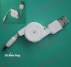 Rectracble USB2.0 power cables/ retractable usb cable for charging