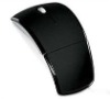 2.4Ghz Wireless Mouse with 4 black foldable