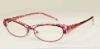 fashion design plastic reading glasses 2945-1 Pink Patten